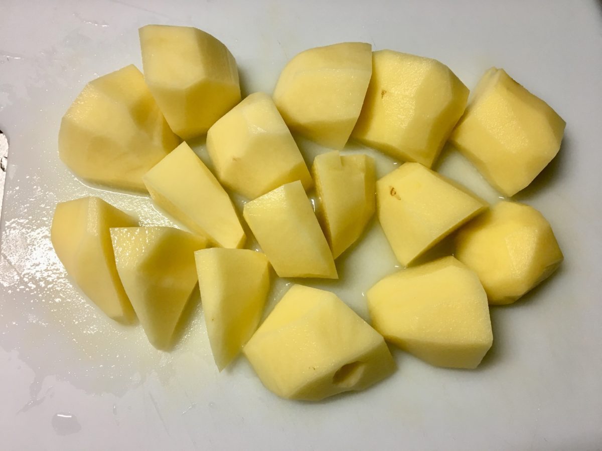 ポテブロサラダの作り方（工程２）
