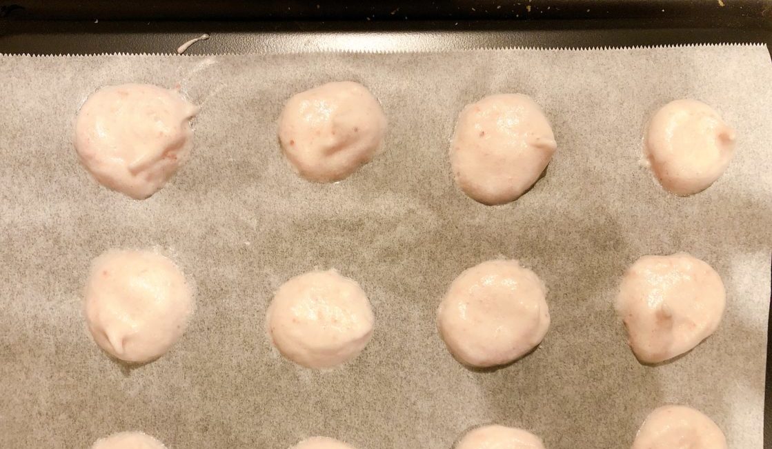 マカロン風メレンゲクッキーの作り方（工程３－１）