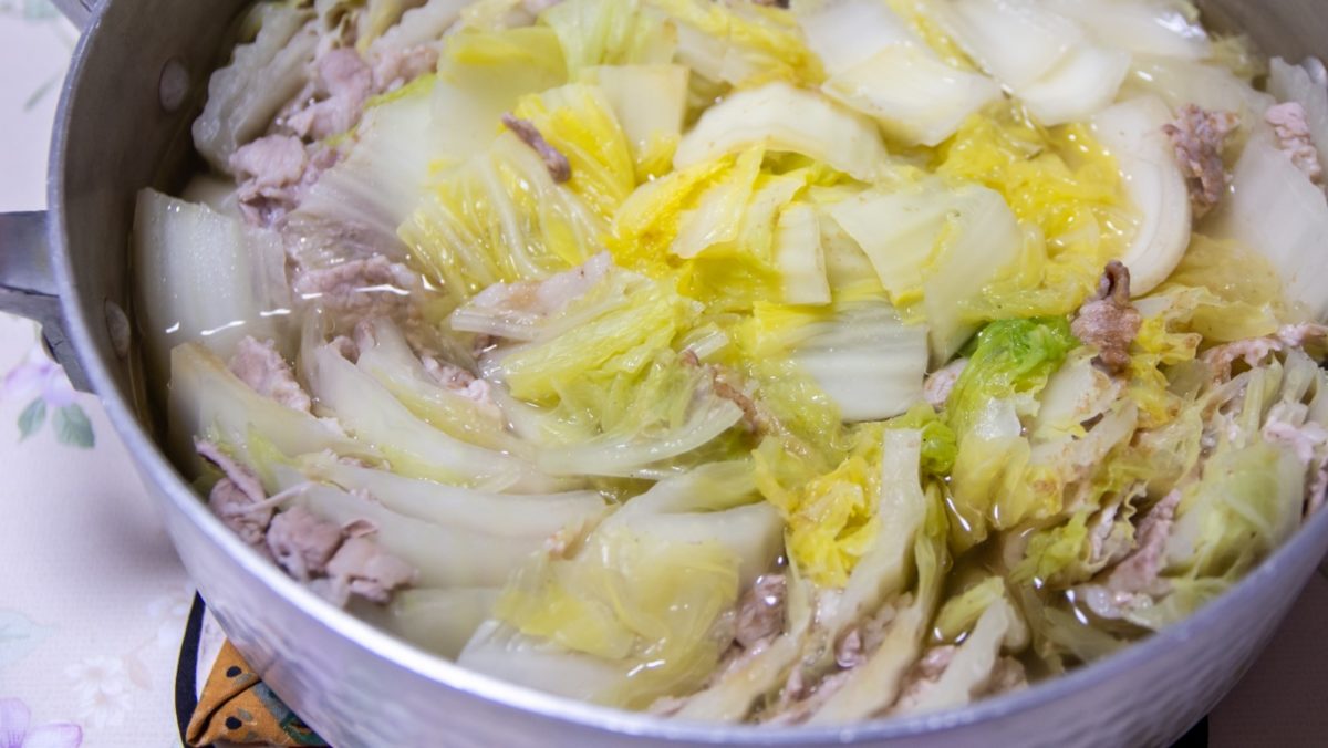 ごごナマの平野レミの白菜の豚トロ煮レシピ