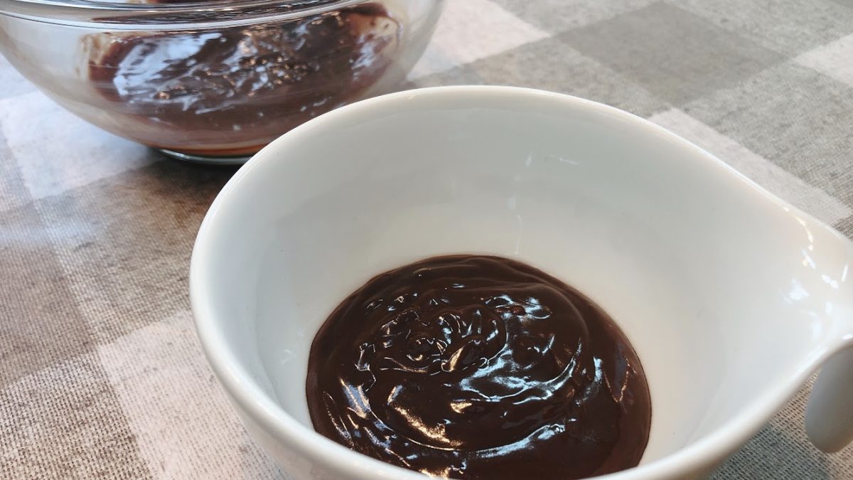 ホットチョコキウイの作り方（工程１－２）
