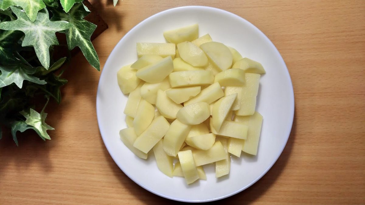 ポテトサラダの作り方（工程１）