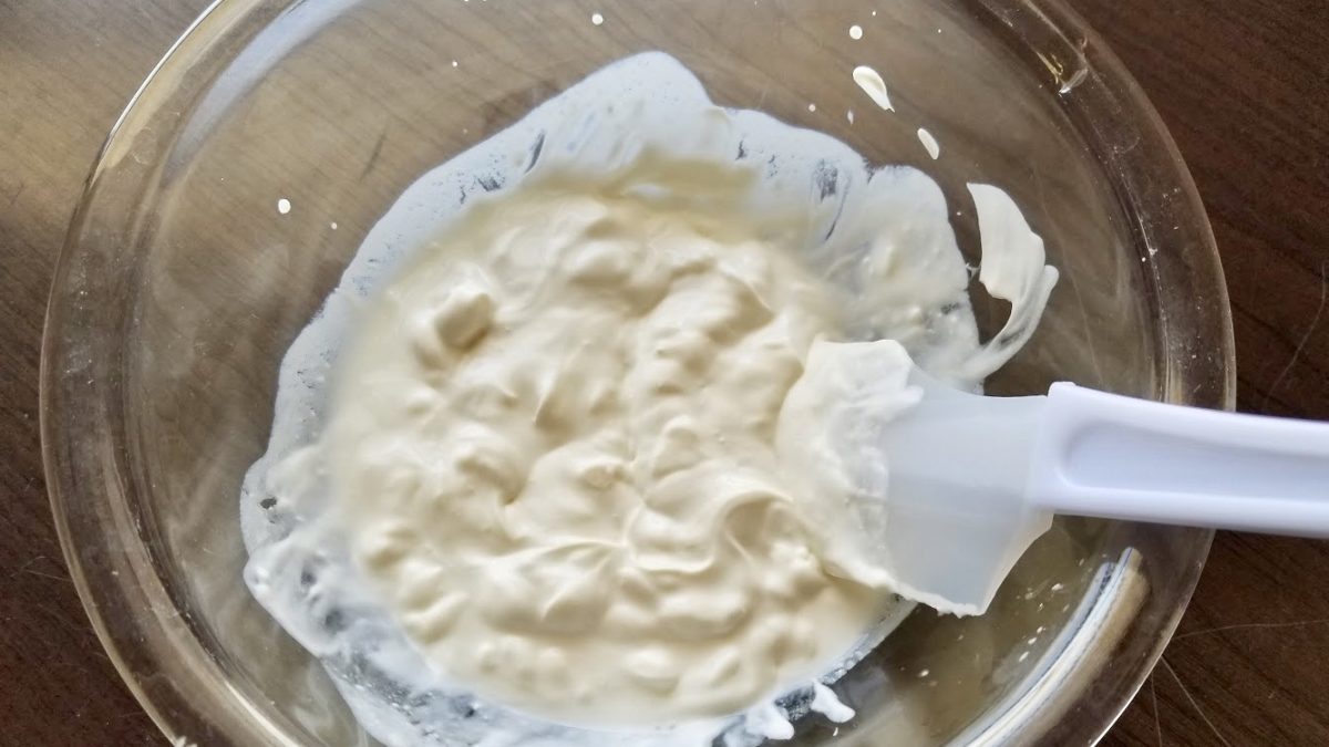 チーズケーキの作り方（工程２）