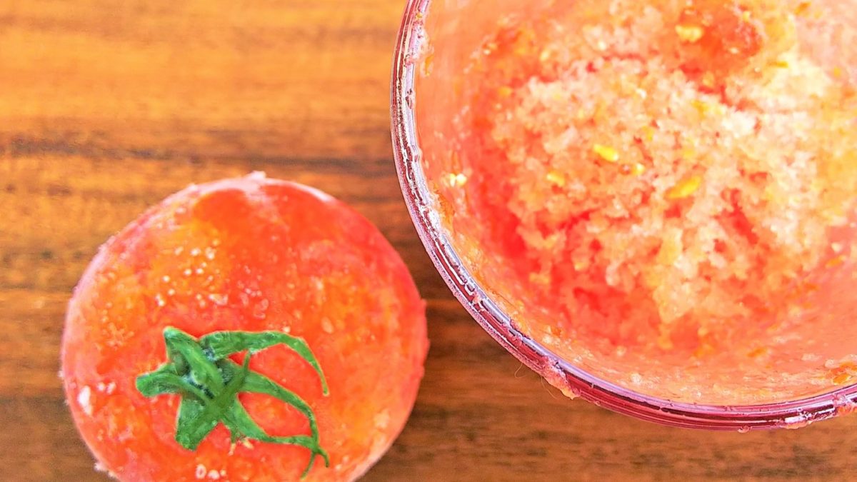 土曜は何するの冷凍トマトシャーベットレシピ
