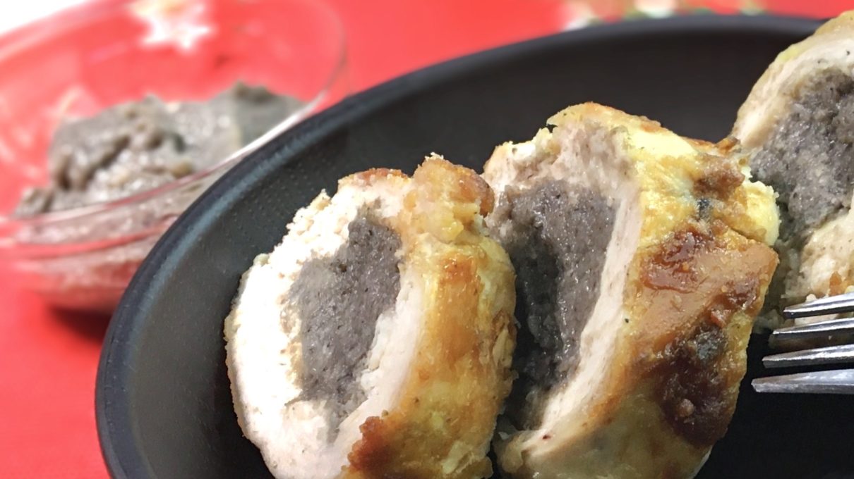 きょうの料理の志麻さんの鶏もも肉のきのこペースト詰め